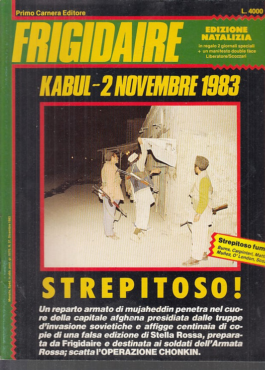 FR- RIVISTA FRIGIDAIRE N.37 -- PRIMO CARNERA - 1983 - S - PRX