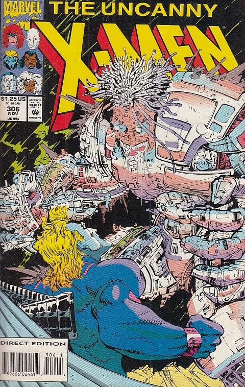 FL- THE UNCANNY X-MEN N.306 -- MARVEL COMICS USA - 1993 - S - PRX