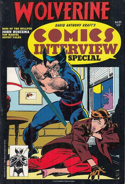 FL- WOLVERINE COMICS INTERVIEW SPECIAL -- MARVEL COMICS USA - 1990 - B - PRX