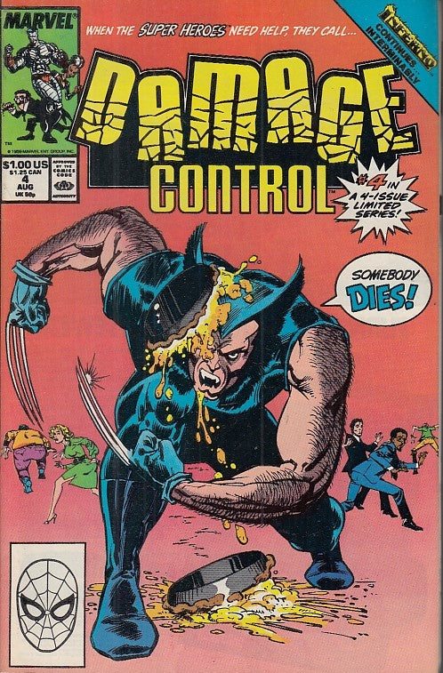 FL- DAMAGE CONTROL N.4 WOLVERINE -- MARVEL COMICS USA - 1989 - S - PRX