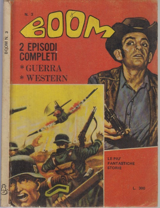 FZ- BOOM N.3 GUERRA WESTERN -- EDIZIONI CAB - 1975 - B - QAX