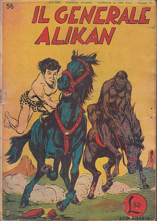 FZ- AKIM N.56 IL GENERALE ALIKAN -- TOMASINA - 1958 - S - QAX