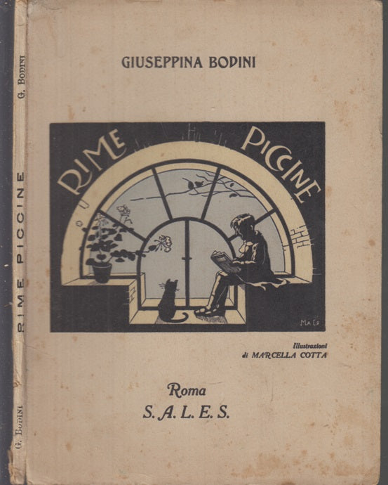 LB- RIME PICCINE - GIUSEPINA BODINI MARCELLA COTTA - SALES --- 1935 - B - XFS41