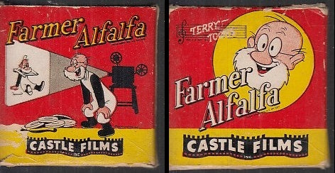 GG- CASTLE FILMS  TERRY TOYS  FARMER ALFALFA PELLICOLA 8 MM - MEADLINE - XFS42