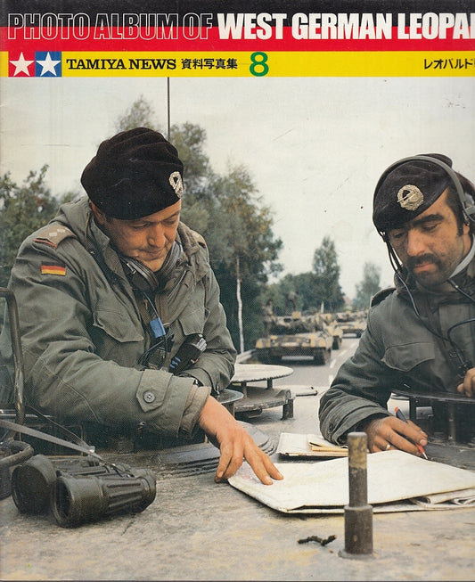 LM- PHOTO ALBUM OF WEST GERMAN LEOPARD TANK -- TAMIYA NEWS 8 --- 1970- S- ZFS653