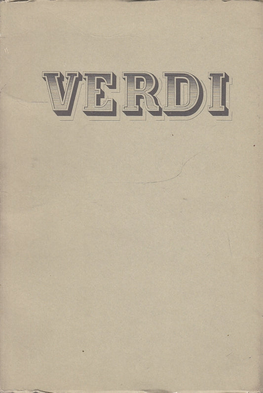 LS- INDEX  LA FORZA DEL DESTINO VERDI VOL.II -- STUDI VERDIANI --- 1966- B- WPR