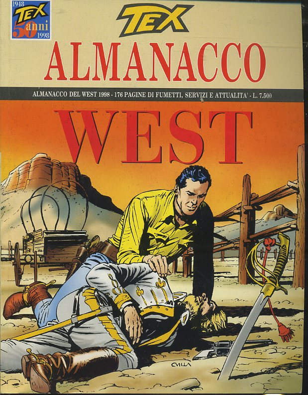 FB- TEX ALMANACCO DEL WEST 1998 OTTIMO/EDICOLA -- BONELLI - 1998 - B- QBX