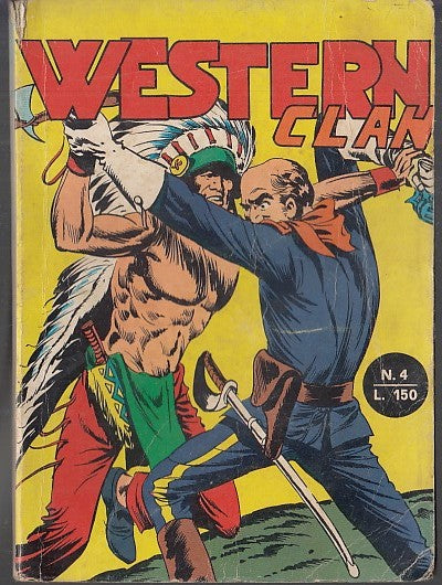 FZ- WESTERN CLAN N.4 -- EDIZIONI STAPEM - 1978 - B - QBX