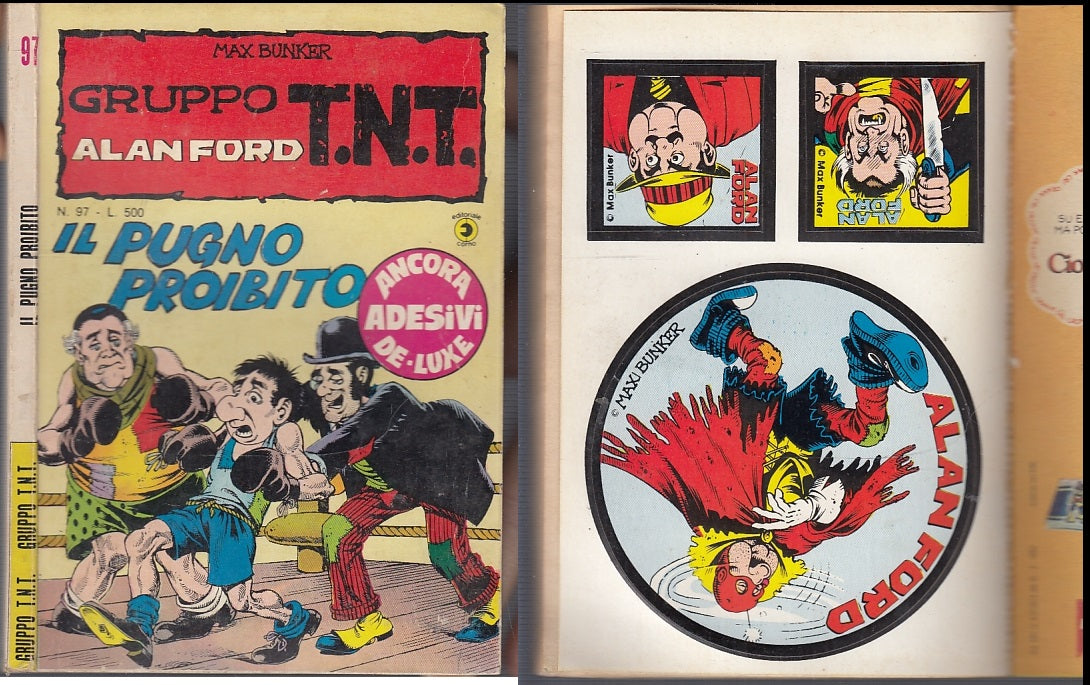 FC- ALAN FORD E IL GRUPPO TNT N.97 COMPLETO DI ADESIVI-- MAX BUNKER- 1981- B- QBX