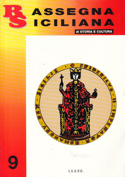 LS- RASSEGNA SICILIANA DI STORIA E CULTURA N.9 -- ISSPE --- 2000 - B - ZFS16