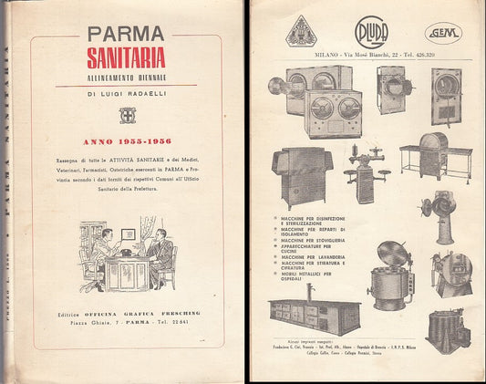 LZ- PARMA SANITARIA ALLINEAMENTO BIENNALE 1955/1956- RADAELLI---- 1956- B- XFS47