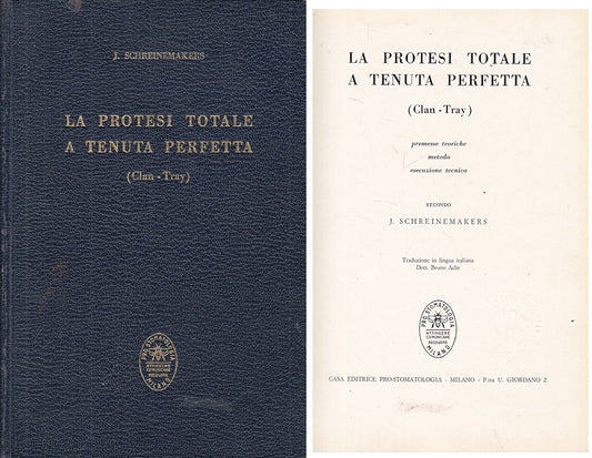 LZ- PROTESI TOTALE A TENUTA PREFETTA -- PRO STOMATOLOGIA --- 1963 - C - YFS590