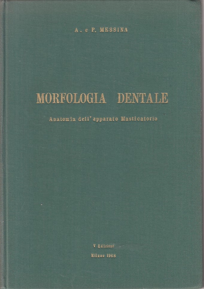 LZ- MORFOLOGIA DENTALE APPARATO MASTICATORIO -- BARNABEI --- 1968 - C - YFS269