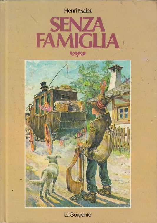 LB- SENZA FAMIGLIA ILLUSTRATO - HENRI MALOT - LA SORGENTE--- 1980- C- RGZ