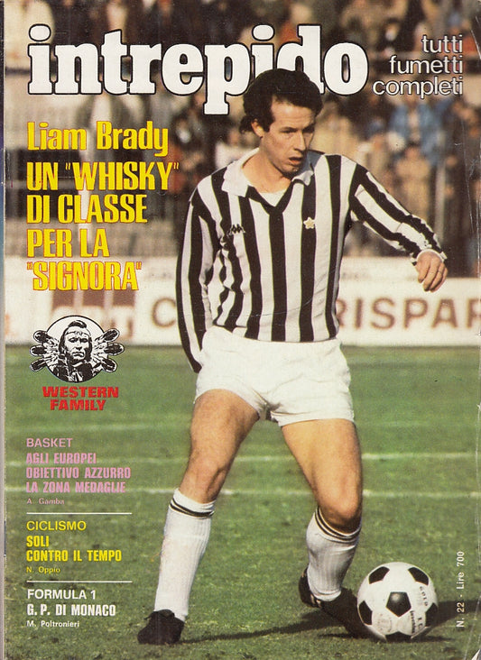 LC- INTREPIDO N.22 BRADY JUVENTUS -- UNIVERSO --- 1981 - S - QFX