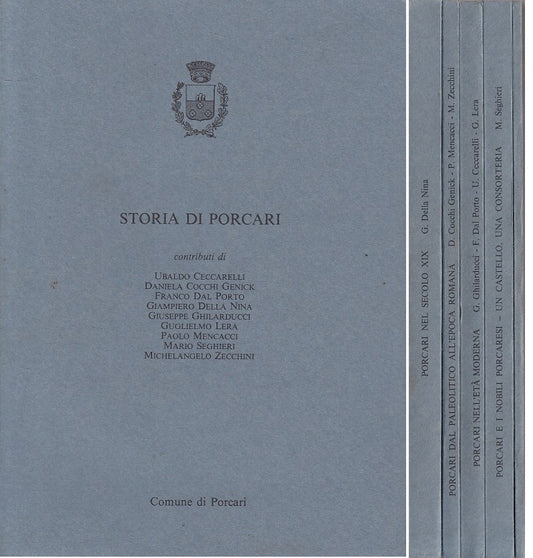 LS- STORIA DI PORCARI - AUTORI VARI - COMUNE PORCARI --- 1985 - BS - YFS179