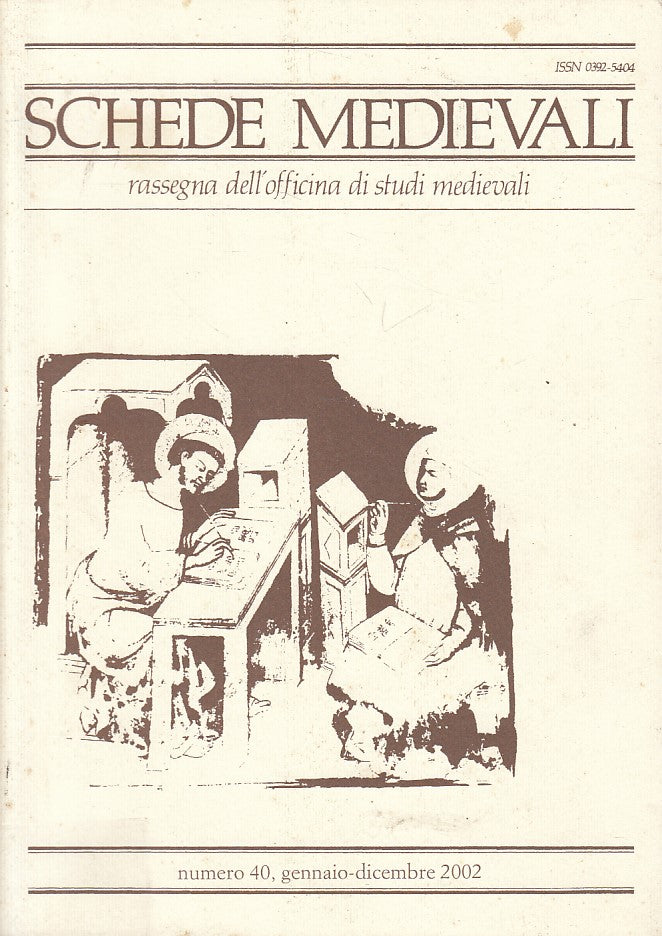 LS- SCHEDE MEDIEVALI RASSEGNA STUDI N.20 -- PALERMO --- 2002 - B - ZFS248