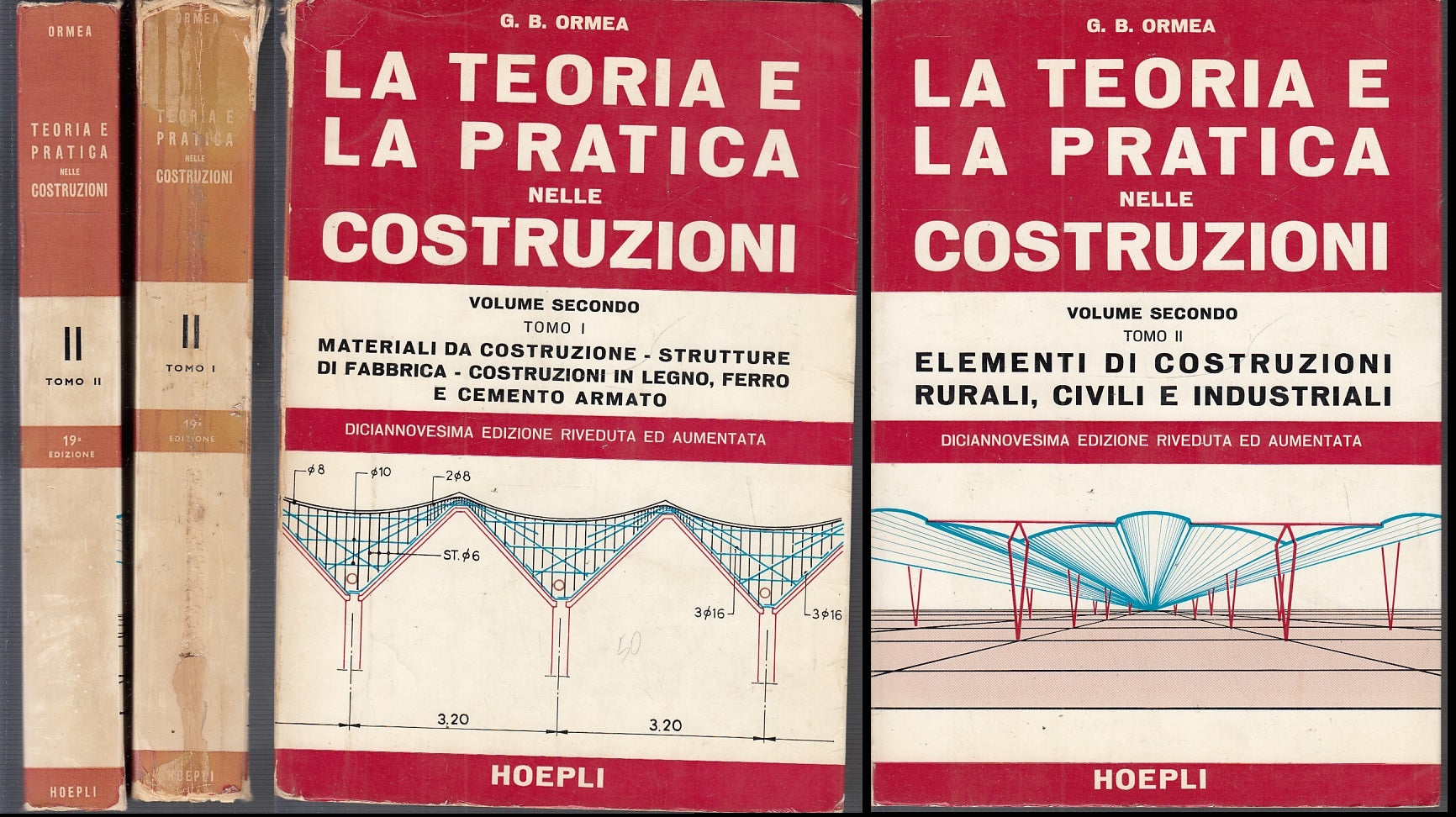 LZ- TEORIA E PRATICA NELLE COSTRUZIONI VOLUME 2 I/II-- HOEPLI--- 1970- B- ZFS387