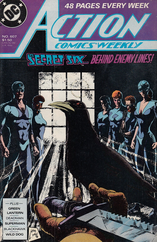 FL- ACTION COMICS N.607 IN LINGUA INGLESE -- DC USA - 1988 - S - QGX