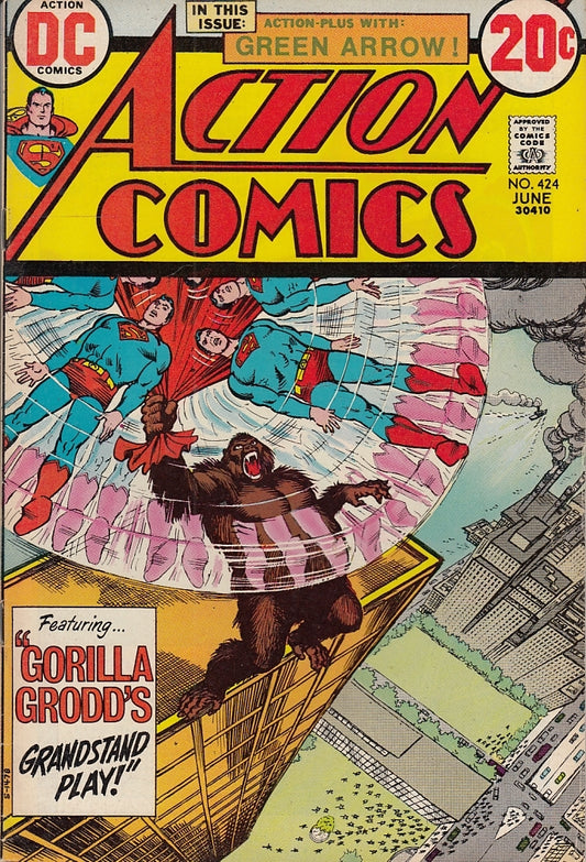 FL- ACTION COMICS N.424 IN LINGUA INGLESE -- DC USA - 1973 - S - QGX