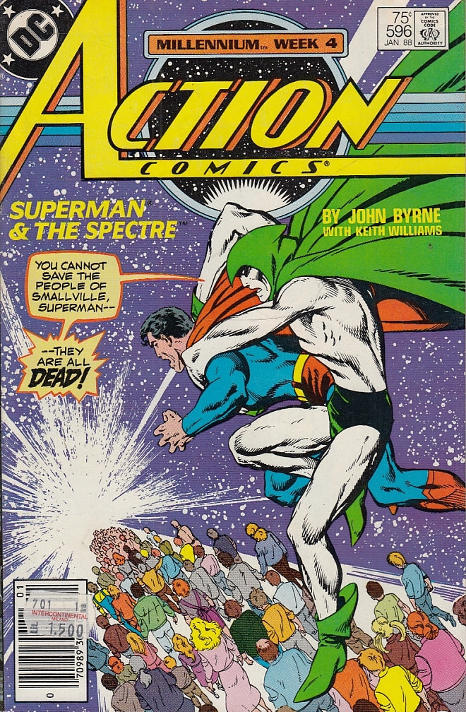 FL- ACTION COMICS N.596 IN LINGUA INGLESE -- DC USA - 1988 - S - QGX