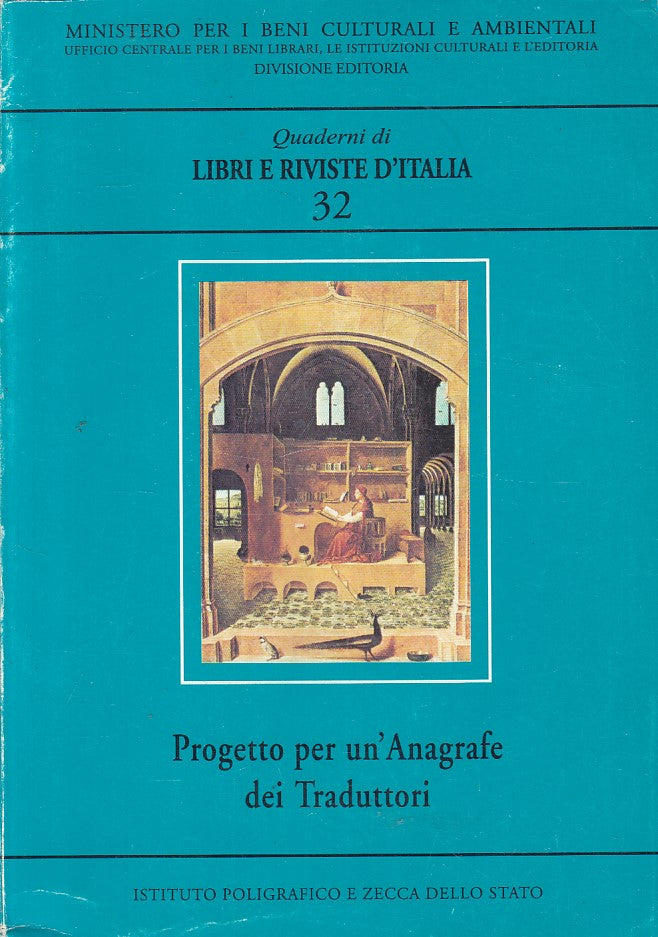 LS- PROGETTO PER ANAGRAFE DEI TRADUTTORI -- BENI CULTURALI --- 1980 - B - YFS480