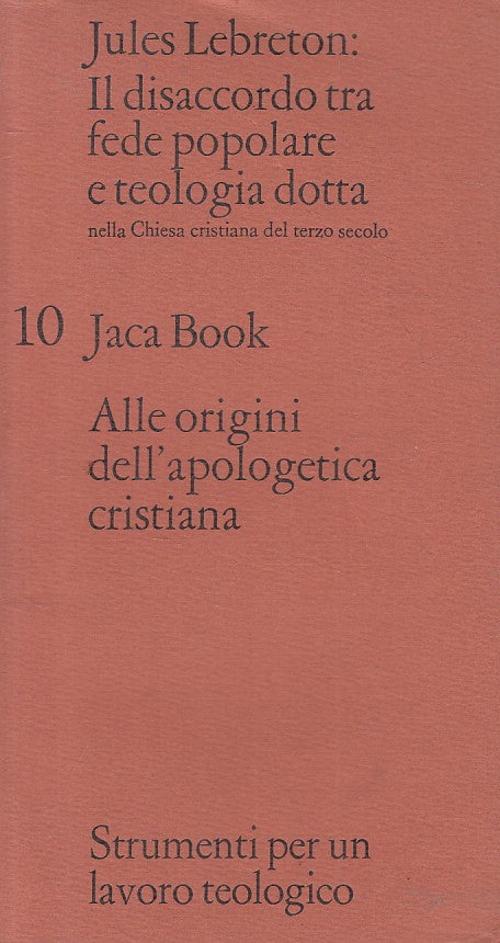 LS- DISACCORDO TRA FEDE POPOLARE E TEOLOGIA -- JACA BOOK --- 1972 - B - ZFS399