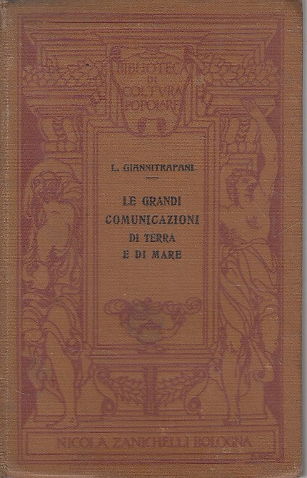 LS- LE GRANDI COMUNICAZIONI DI TERRA E DI MARE-- ZANICHELLI--- 1911 - C - YFS252