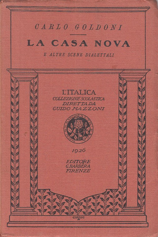 LN- LA CASA NOVA - CARLO GOLDONI - BARBERA --- 1926 - B - YFS382