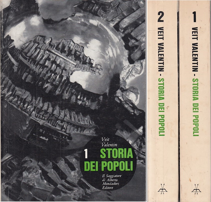 LS- STORIA DEI POPOLI 2 VOL.- VALENTIN - SAGGIATORE MONDADORI--- 1968 - B - YFS6