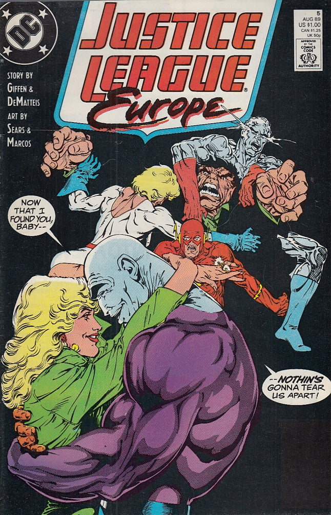 FL- JUSTICE LEAGUE EUROPE N.5 IN LINGUA ORIGINALE -- DC COMICS USA- 1989- S- QGX