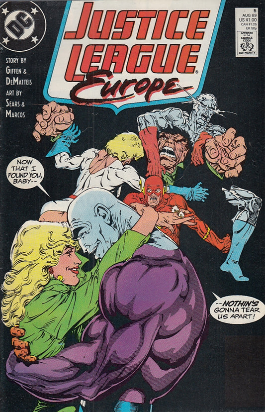 FL- JUSTICE LEAGUE EUROPE N.5 IN LINGUA ORIGINALE -- DC COMICS USA- 1989- S- QGX