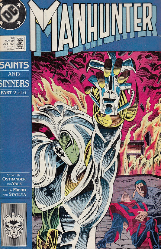 FL- MANHUNTER N.19 -- DC COMICS USA - 1989 - S - QGX