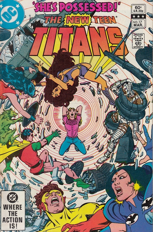 FL- THE NEW TEEN TITANS N.17 -- DC COMICS USA - 1982 - S - QGX