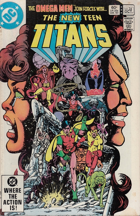 FL- THE NEW TEEN TITANS N.24 -- DC COMICS USA - 1982 - S - QGX