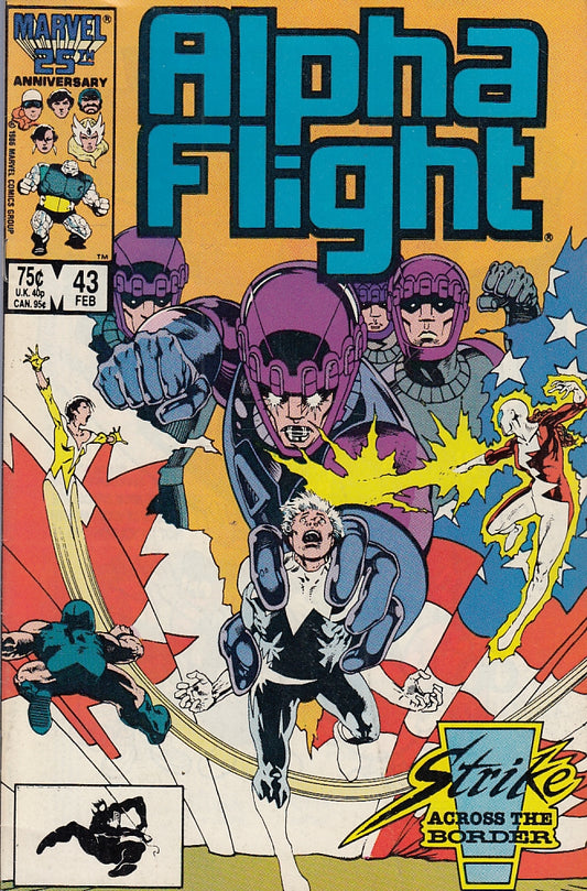 FL- ALPHA FLIGHT N.43 -- MARVEL COMICS USA - 1986 - S - QGX