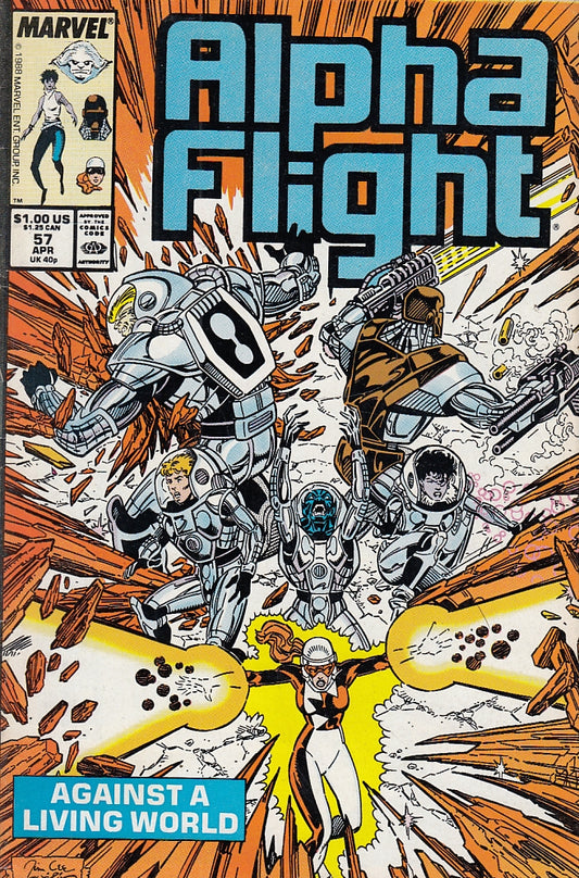 FL- ALPHA FLIGHT N.57 -- MARVEL COMICS USA - 1988 - S - QGX