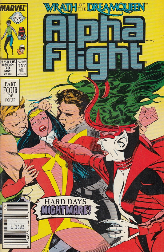 FL- ALPHA FLIGHT N.70 -- MARVEL COMICS USA - 1989 - S - QGX
