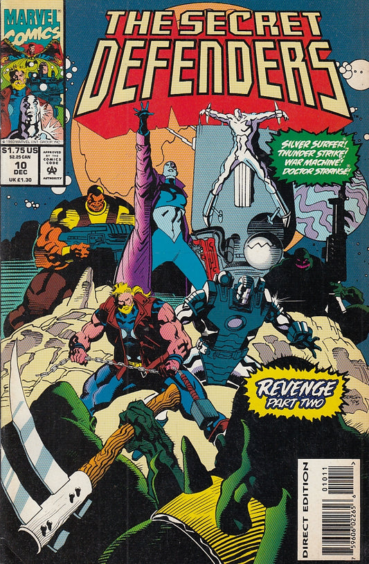FL- THE SECRET DEFENDERS N.10 ORIGINALE -- MARVEL COMICS USA - 1993 - S - QGX