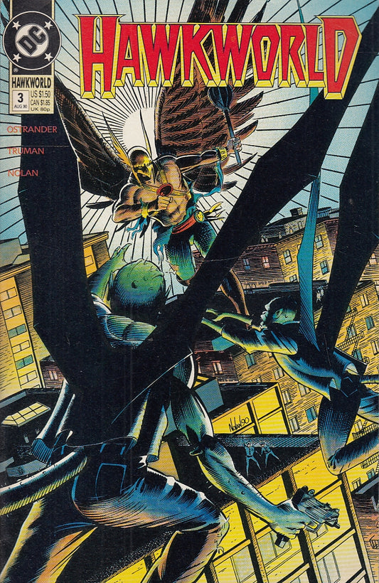 FL- HAWKWORLD N.3 -- DC COMICS USA - 1990 - S - QGX