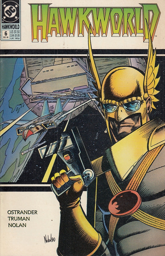 FL- HAWKWORLD N.6 -- DC COMICS USA - 1990 - S - QGX