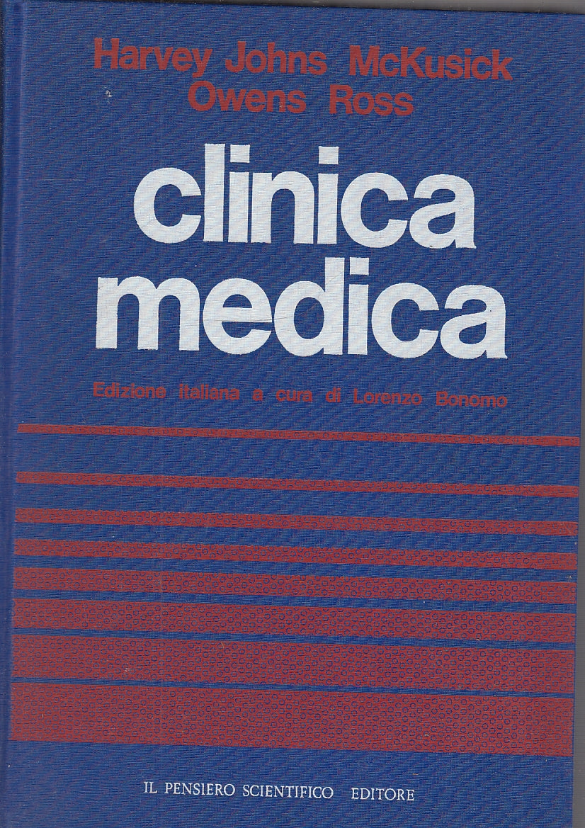 LQ- CLINICA MEDICA - McKUSICK ROSS - PENSIERO SCIENTIFICO --- 1983 - C - YFS131