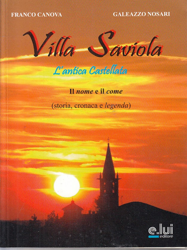 LS- VILLA SAVIOLA L'ANTICA CASTELLATA STORIA -- E.LUI --- 2008 - B - ZFS61