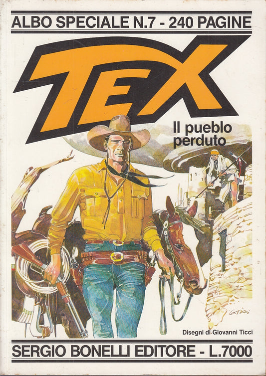 FB- TEXONE TEX SPECIALE N.7 IL PUEBLO PERDUTO -- BONELLI - 1994 - B - QHX