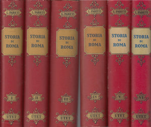 LS- STORIA DI ROMA 6 VOLUMI COMPLETA - LUIGI PARETI - UTET --- 1952 - CS- YFS999