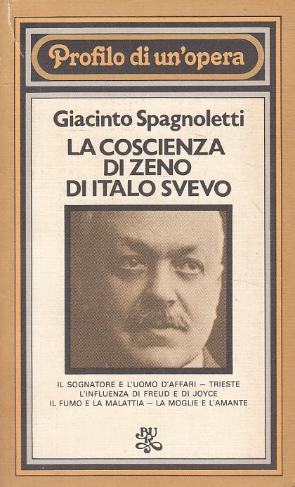 LS- COSCIENZA DI ZENO DI ITALO SVEVO- SPAGNOLETTI- RIZZOLI --- 1978 - B - YFS256