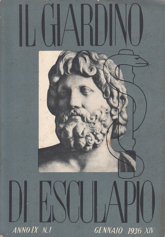 LS- IL GIARDINO DI ESCULAPIO RIVISTA ANNO IX N.1 -- MILANO --- 1936 - B - YFS336