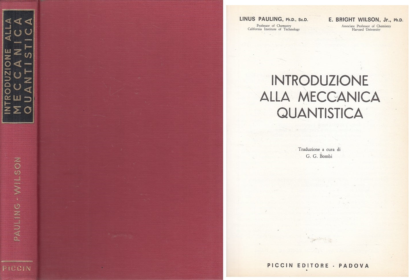 LZ- INTRODUZIONE ALLA MECCANICA QUANTISTICA -- PICCIN --- 1968 - C - ZFS230