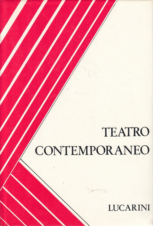 LS- TEATRO CONTEMPORANEO VOL.1 TEATRO ITALIANO-- LUCARINI --- 1981 - CS - ZFS189