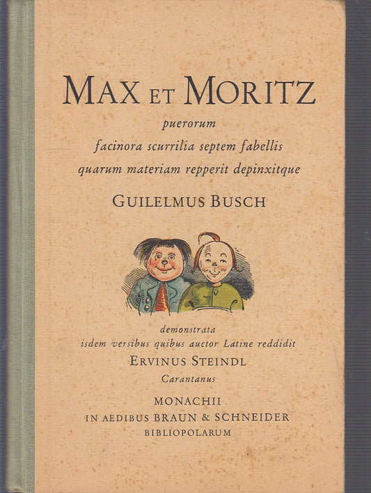 LB- MAX ET MORITZ - GUILELMUS BUSCH- MONACHII BRAUN & SCHNEIDER--- 1954- C-XFS43